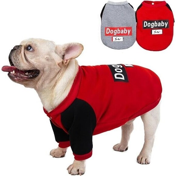 2-Pack Dog Sweaters for Small Dogs Boy Girl, Doggies Winter Clothes,Puppy Coats - Picture 1 of 7